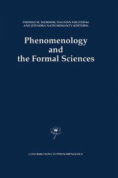 portada Phenomenology and the Formal Sciences