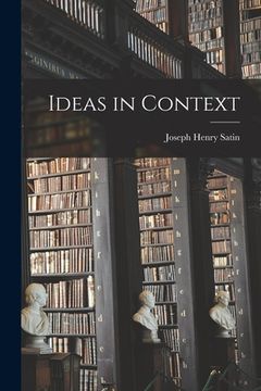 portada Ideas in Context (in English)