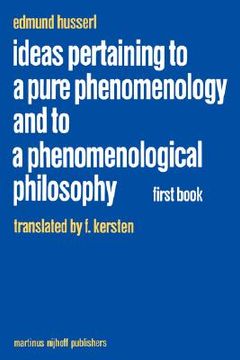 portada Ideas Pertaining to a Pure Phenomenology and to a Phenomenological Philosophy: Second Book: Studies in the Phenomenology of Constitution (Edmund Husserl Collected Works, Vol. 3) (in English)