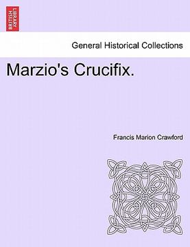 portada marzio's crucifix. (en Inglés)