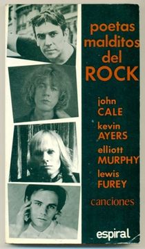 portada Poetas Malditos Del Rock. Canciones (Vol. 1) John Cale, Kevin Ayers, Elliott Murphy, Lewis Furey