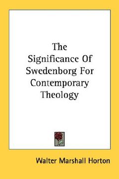 portada the significance of swedenborg for contemporary theology (in English)