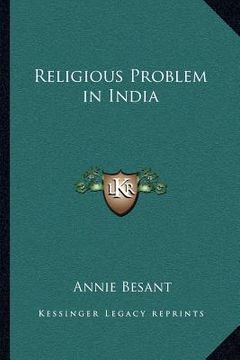 portada religious problem in india (en Inglés)