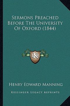 portada sermons preached before the university of oxford (1844) (in English)