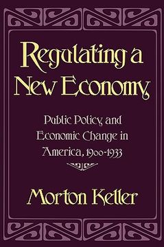 portada regulating a new economy: public policy and economic change in america, 1900-1933 (en Inglés)