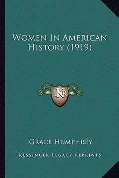 portada women in american history (1919) (en Inglés)
