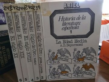 portada Historia de la Literatura Española Obra Completa