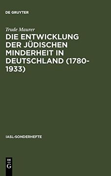 portada Die Entwicklung der Jüdischen Minderheit in Deutschland (in German)