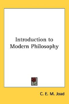 portada introduction to modern philosophy (en Inglés)