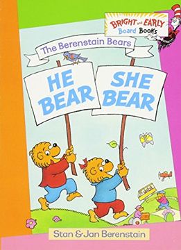portada The Berenstain Bears he Bear, she Bear (en Inglés)