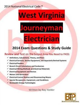 portada West Virginia 2014 Journeyman Electrician Study Guide (en Inglés)