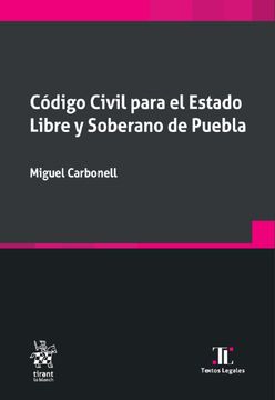 portada Código Civil Para el Estado Libre y Soberano de Puebla