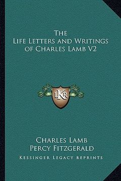 portada the life letters and writings of charles lamb v2