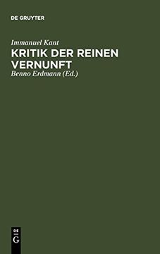 portada Kritik der Reinen Vernunft (en Alemán)