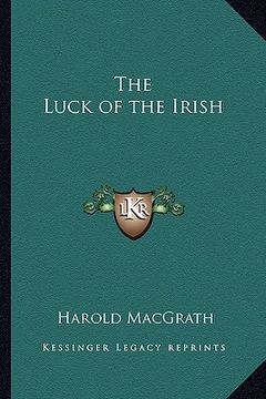 portada the luck of the irish (in English)