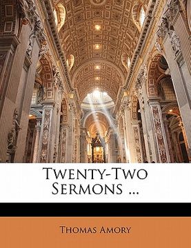portada twenty-two sermons ... (en Inglés)