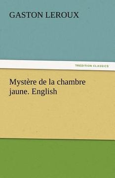 portada mystere de la chambre jaune. english (in English)
