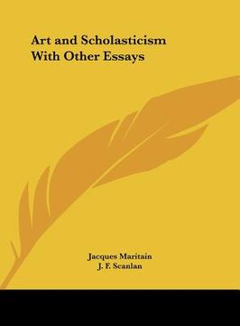 portada art and scholasticism with other essays (en Inglés)