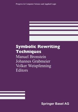 portada Symbolic Rewriting Techniques (Progress in Computer Science and Applied Logic)