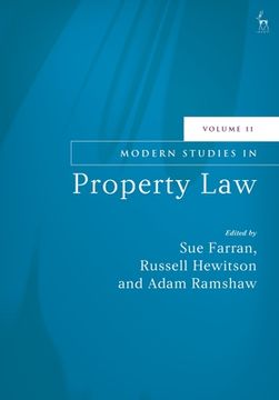 portada Modern Studies in Property Law, Volume 11 (en Inglés)