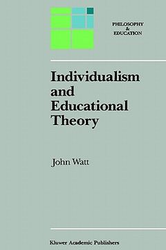 portada individualism and educational theory (in English)