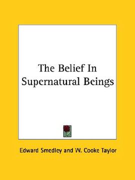 portada the belief in supernatural beings (in English)