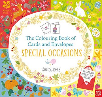 portada National Trust: The Colouring Book of Cards and Envelopes: Special Occasions (en Inglés)