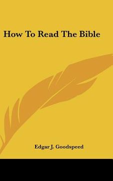 portada how to read the bible (en Inglés)