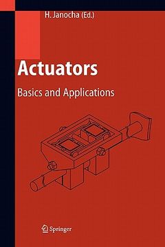 portada actuators: basics and applications (en Inglés)