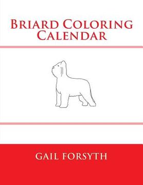 portada Briard Coloring Calendar (in English)