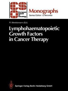portada lymphohaematopoietic growth factors in cancer therapy (en Inglés)