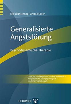 portada Generalisierte Angststörung: Psychodynamische Therapie (en Alemán)