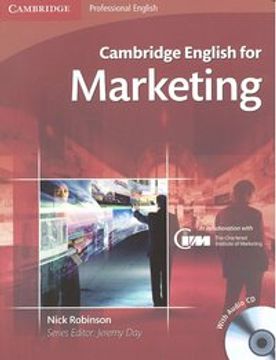 portada Cambridge English for Marketing Student's Book With Audio cd (Book & Audio cd) (en Inglés)