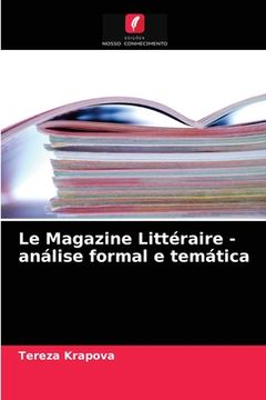 portada Le Magazine Littéraire - Análise Formal e Temática (in Portuguese)