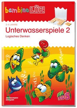 portada Bambinolük-Übungshefte: Bambinolük: 3/4/5 Jahre: Unterwasserspiele 2 (Bambinolük-Übungshefte: Kindergarten) (en Alemán)