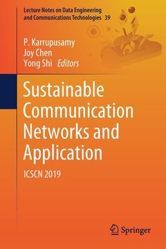 portada Sustainable Communication Networks and Application: Icscn 2019
