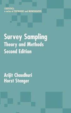 portada survey sampling: theory and methods, second edition (en Inglés)