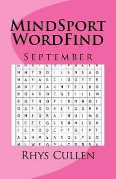 portada MindSport WordFind September (en Inglés)