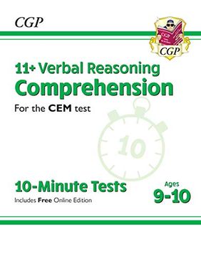 portada New 11+ cem 10-Minute Tests: Comprehension - Ages 9-10 (en Inglés)