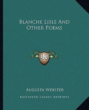 portada blanche lisle and other poems (en Inglés)