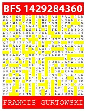 portada Bfs 1429284360: A BFS Puzzle (en Inglés)