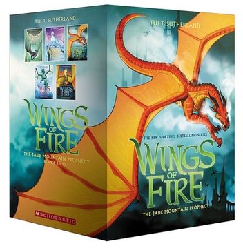 portada Wings of Fire box Set, the Jade Mountain Prophecy (Books 6-10) (en Inglés)