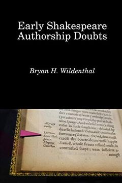 portada Early Shakespeare Authorship Doubts (en Inglés)