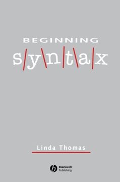 portada Beginning Syntax (en Inglés)
