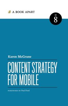 portada Content Strategy for Mobile (en Inglés)