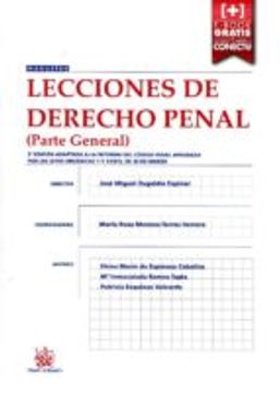 portada Lecciones de Derecho Penal Parte General 2ª Edición 2015 (Manuales de Derecho Penal)