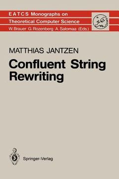 portada confluent string rewriting (en Inglés)