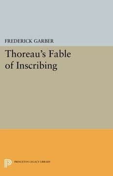 portada Thoreau's Fable of Inscribing (Princeton Legacy Library) (in English)