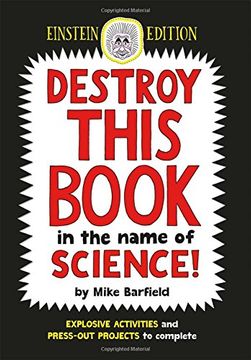 portada Destroy This Book in the Name of Science: Einstein Edition