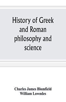 portada History of Greek and Roman Philosophy and Science